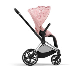 Коляска прогулочная, шасси Cybex Priam-4-mix-р, PaleBlush СР4-Р-Chrome-Black-PaleBlush