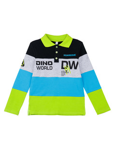 Сорочка трикотажная с воротником поло для мальчиков PlayToday, цветной, 116