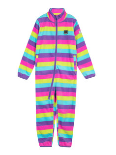 Комбинезон трикотажный для девочек PlayToday, цветной, 104