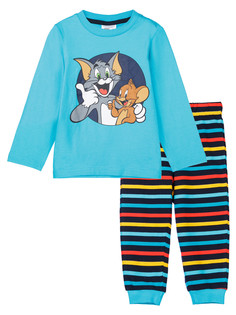 Комплект для мальчиков PlayToday: (футболка), брюки, цветной, 80