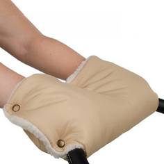 Муфта для рук Карапуз на коляску (мех) бежевая арт. 1806