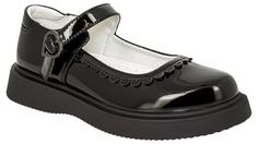 Туфли Kenka для девочек, размер 34, JXC_22-022_black, чёрные