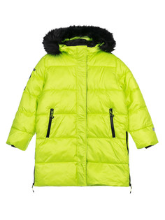 Куртка текстильная с полиуретановым покрытием для девочек PlayToday, светло-зеленый, 146