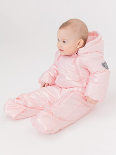 Комбинезон детский для девочек PlayToday, светло-розовый, 56-62