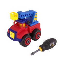 Машинка Maxitoys конструктор PITSTOP Building Blocks с отверткой в коробке PS-2023-2A-4