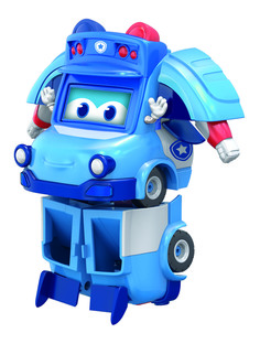 Робот трансформер GoGoBus Полицейская машина Школьный автобус Гордон