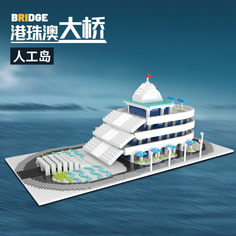 Конструктор 3D из миниблоков RTOY Любимые места Мост в Макао 04 часть 3500 эл JM20815