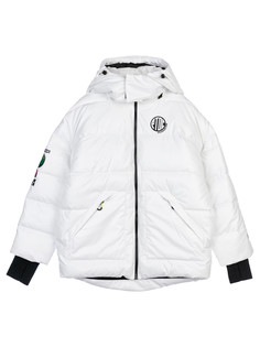 Куртка текстильная с полиуретановым покрытием для девочек PlayToday, белый, 164