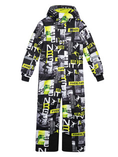 Комбинезон текстильный с полиуретановым покрытием для мальчиков PlayToday, цветной, 134