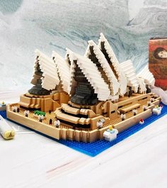 Конструктор 3D из миниблоков RTOY Оперный театр Сидней Австралия 4131 эл JM9916