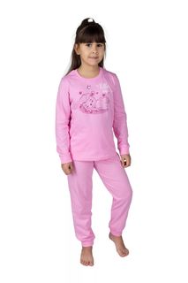 Пижама детская Cherubino Л3187-7917, розовый, 104