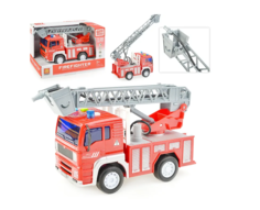 Машина WY552B "Пожарная машина" 1:20 (свет, звук) на батарейках, в коробке Wen Yi