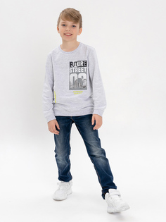 Свитшот для мальчиков КотМарКот 8291828 цв. серый р. 116