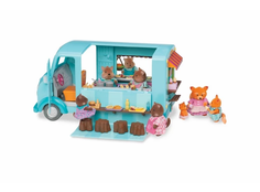 Набор игровой Lil Woodzeez Кафе, на колесах с аксессуарами, LW61522