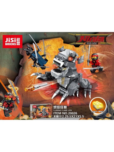 3D конструктор JISI BRICKS 20026 фигурка монстр, 214 дет, Jisi Bricks