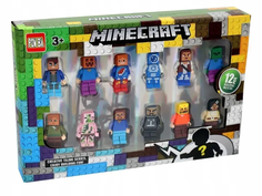Набор фигурок Minecraft 22619, 12 штук