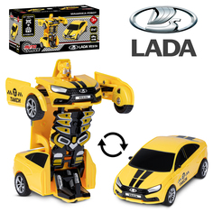 Машинка фрикционная LADA Vesta- трансформер 2в1 ТМ AUTODRIVE, машинка-робот, JB0404768