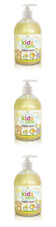 Iris детское жидкое мыло Kids Care с КАЛЕНДУЛОЙ и ЧИСТОТЕЛОМ, 500 мл, 3 шт