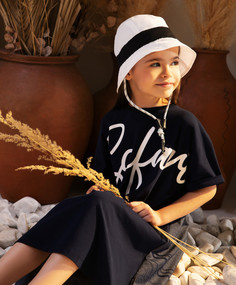 Платье детское Gulliver 12301GMC5007 синий, 104