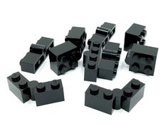 Пластиковый кубик LEGO 6011458 с шарниром черный 100 шт
