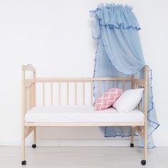 Балдахин однотонный, 150х300 см, цвет голубой Baby 22