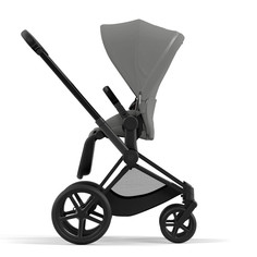 Коляска прогулочная, шасси Cybex Priam-4-mix-р, PerlGrey СР4-Р-MattBlack-PerlGrey