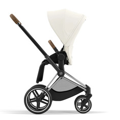 Коляска прогулочная, шасси Cybex Priam-4-mix-р, OffWhite СР4-Р-Chrome-Brown-OffWhite