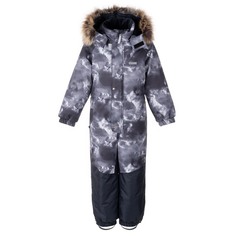 Комбинезон детский KERRY K23423, черный, серый, 116