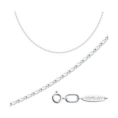 Цепочка из серебра 60 см SOKOLOV 968430402