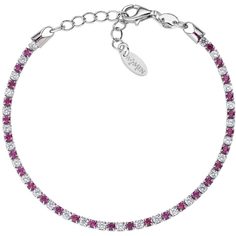 Браслет из серебра р. 16 AMEN BTABBR16, фианит Amen.