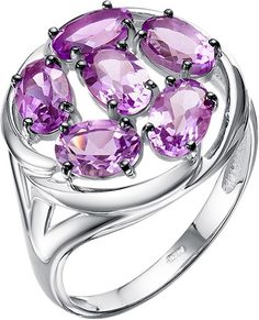 Кольцо из серебра р. 19,5 Империал K1035JU/Ag-607/14, аметист Imperial