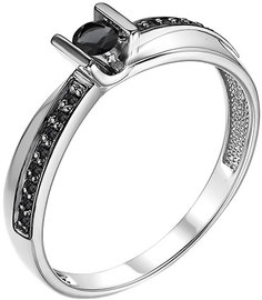 Кольцо из белого золота р. 18 Империал K0555-205, бриллиант Imperial