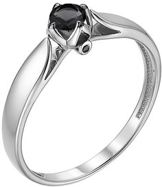 Кольцо из белого золота р. 15,5 Империал K0566-205, бриллиант Imperial