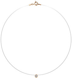 Колье из красного золота 45 см Империал L0515-120, бриллиант Imperial