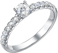 Кольцо из серебра р. 19 Империал K1294/Ag-686, бриллиант\фианит Imperial