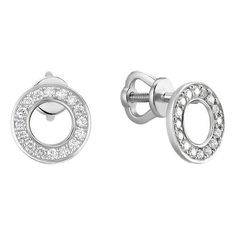 Серьги из белого золота Империал S1237-220, бриллиант Imperial