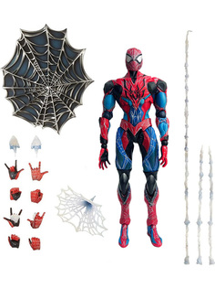 Фигурка Человек-паук Spider-Man (паутина, кисти, подставка, 25 см) No Brand