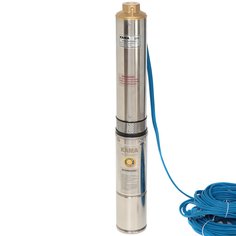 Насос скважинный Кама 30 м 550 Вт 95 мм глубина погружения 35 м максимальный напор 50 м 4. Kama