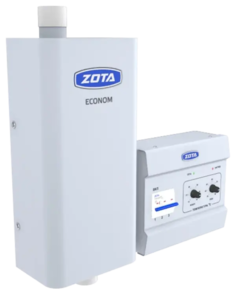 Котел электрический ZOTA Econom 3 кВт (30м2) / Одноконтурный настенный электрокотел для от
