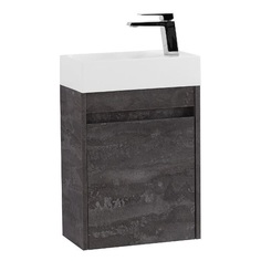 Тумба под раковину Art&Max FAMILY-M Family-M-400-1D-SO-IS подвесная, Iron Stone