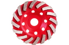 Чашка алмазная шлифовальная ЗУБР Турбо 125 мм 33378-125