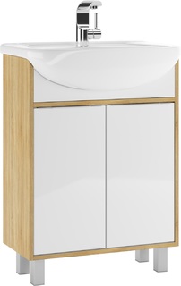 Тумба под умывальник Домино "Уют 60" Prime Дуб сонома без ящика