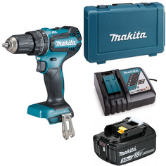 Ударная дрель-шуруповерт аккумуляторная Makita 50Нм 18В LXT Li-Ion 1x3Ач DHP485RF