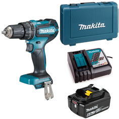 Ударная дрель-шуруповерт аккумуляторная Makita 50Нм 18В LXT Li-Ion 1x6Ач DHP485RG