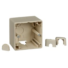 Коробка монтажная Schneider Electric Merten Antique, MTN512144, наружного монтажа, бежевый