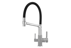 Кухонный смеситель Granula GR-0083 алюминиум