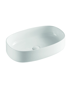 Раковина накладная Orange B07-540W санфарфор, белый глянец