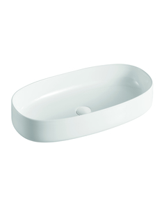 Раковина накладная Orange B07-675W санфарфор, белый глянец