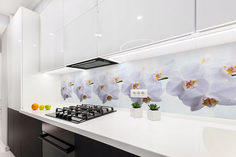 Панель интерьерная (фартук кухонный) bro decor Нежная орхидея 600*3000мм(0.75)