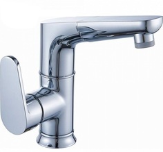 Смеситель для кухни Diadonna D49-19002 с коротким изливом и выдвижной лейкой, хром